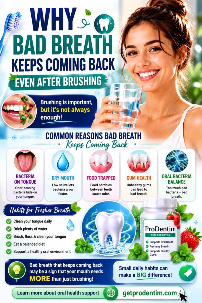 Why Bad Breath Keeps Coming Back Even After Brushing