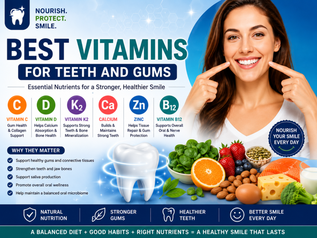 Best Vitamins for Teeth and Gums