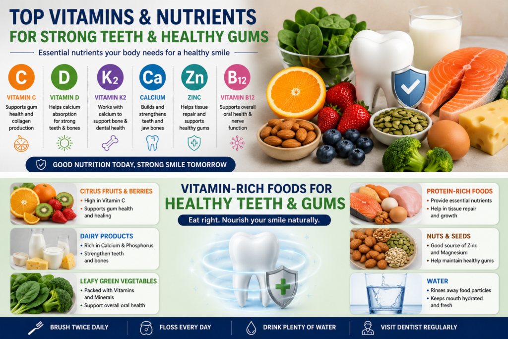 Best Vitamins for Teeth and Gums