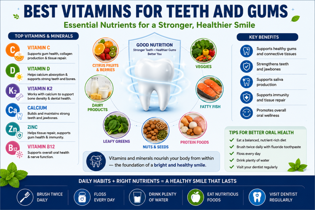 Best Vitamins for Teeth and Gums